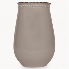 Sudbury Grey Tall Rounded Vase In A Smooth Finish